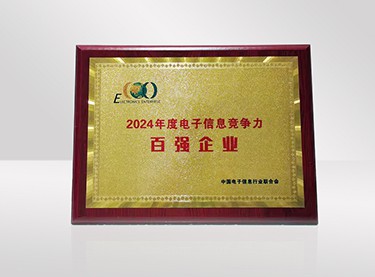 2024年度電子信息競(jìng)爭(zhēng)力百?gòu)?qiáng)企業(yè)